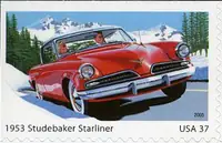 American on the Move 50's - Sporty Cars - 1953 Studebaker Starliner
