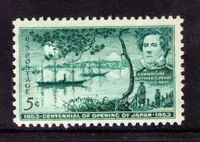 Commodore Matthew C Perry & First Anchorage of Tokyo Bay