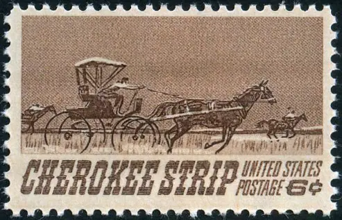 Racing for Homesteads in Cherokee Strip 1893