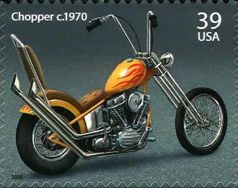 American Motorcycles - Chopper circa 1970