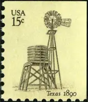 windmill , Texas 1890
