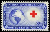globe & Red Cross in Sun