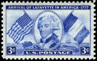 Marquis de Lafayette Flags Cannon & Landing Party