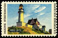 The Lighthouse at Two Lights Maine by Edward Hopper