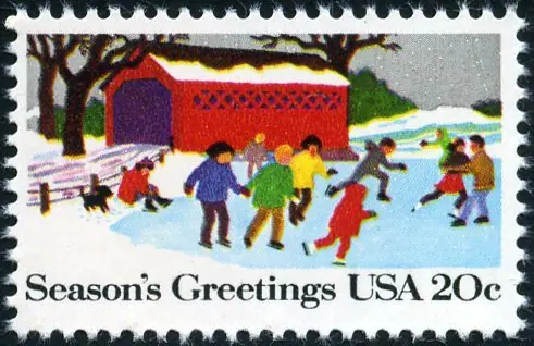skaters & covered bridge
